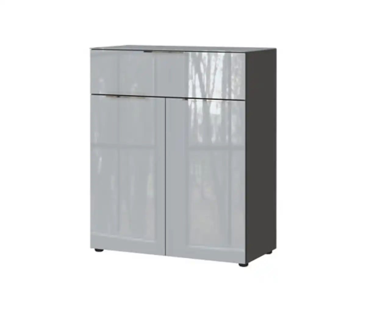 Bild 1 von Kommode »Oakland«, 2 Türen, 1 Schublade, graphit-silbergrau