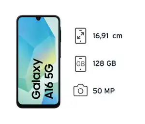 Samsung Galaxy A16 5G 128GB blue black