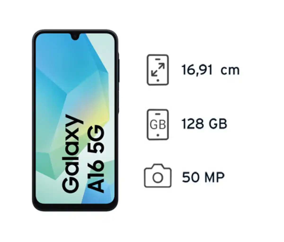 Bild 1 von Samsung Galaxy A16 5G 128GB blue black