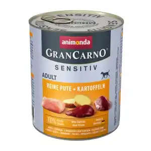 animonda GranCarno Adult Sensitiv Pute & Kartoffel 6x800 g