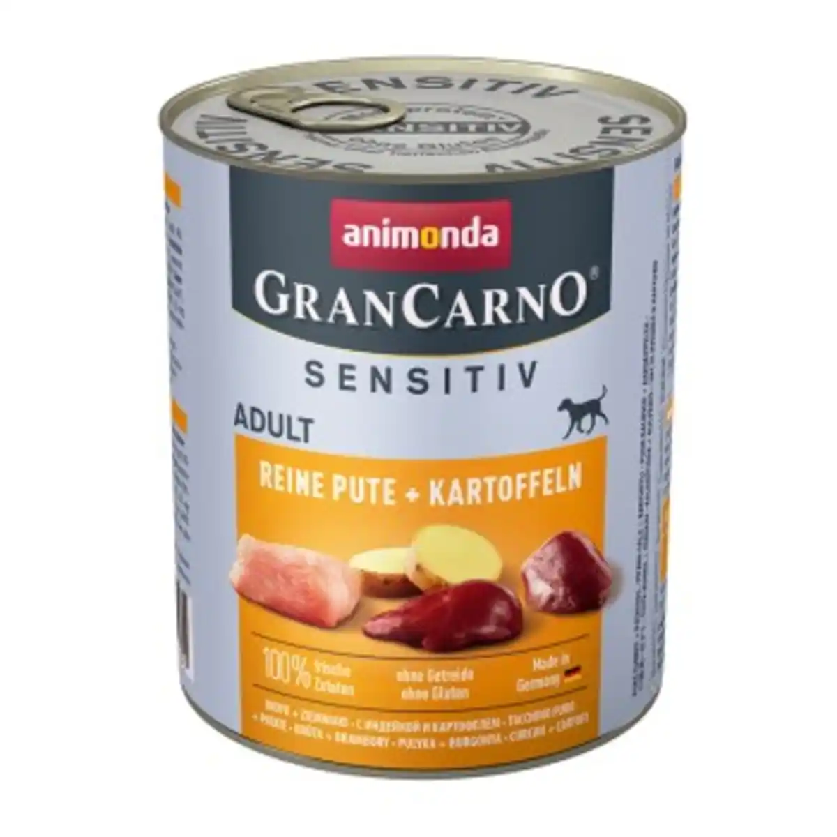 Bild 1 von animonda GranCarno Adult Sensitiv Pute & Kartoffel 6x800 g