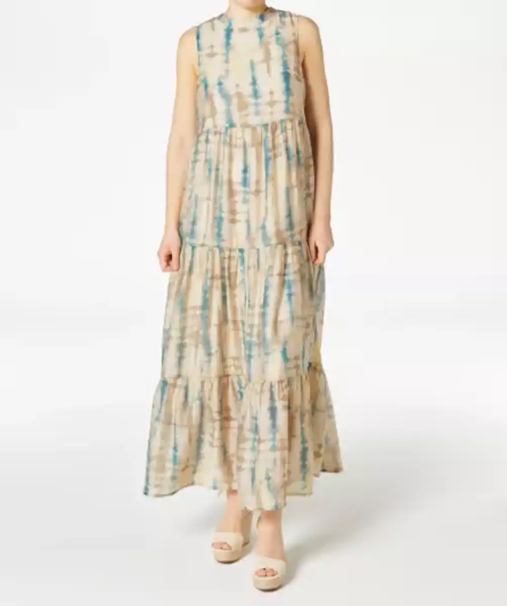 Bild 1 von Batik Maxikleid, naturfarben