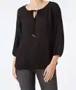 Bild 1 von Bluse mit Kordeln, schwarz