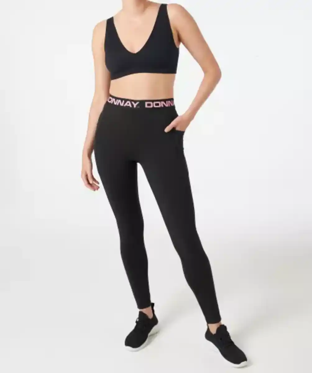 Bild 1 von Donnay Sport-Leggings, schwarz