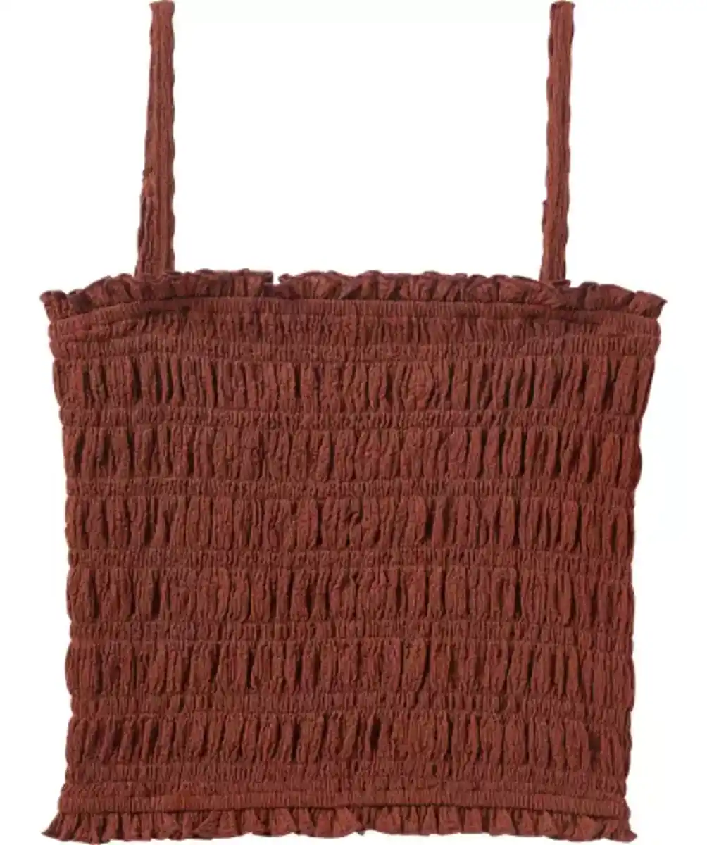 Bild 1 von Gesmoktes Spaghettitop, braun