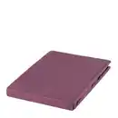 Bild 1 von Estella Spannbetttuch, Aubergine, Magnolie, Textil, 150x200 cm, Textiles Vertrauen - Oeko-Tex®, Hohenstein, bügelfrei, für Wasserbetten geeignet, Schlaftextilien, Bettwäsche, Bettlaken, Spannbett