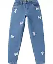 Bild 1 von Jeans mit Schmetterlingen, jeansblau