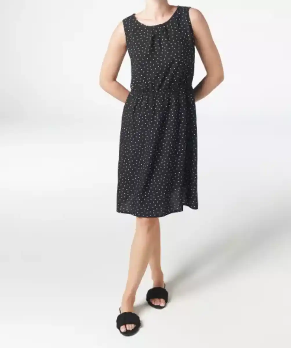 Bild 1 von Gepunktetes Kleid, schwarz/weiß