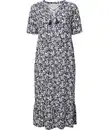 Bild 1 von Kleid aus Viskose, dunkelblau bedruckt