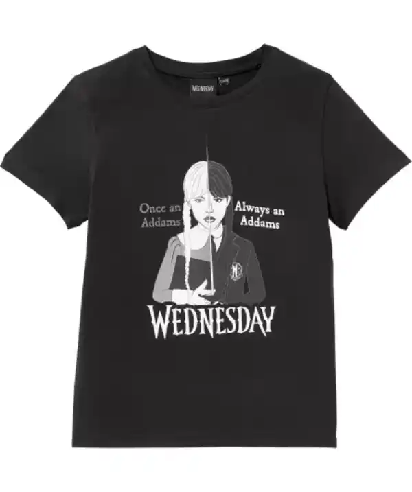 Bild 1 von Wednesday T-Shirt, schwarz
