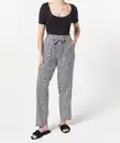 Bild 1 von Pull-on Hose mit Gürtel, Blumendruck