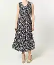 Bild 1 von Kleid aus Viskose, schwarz/weiß