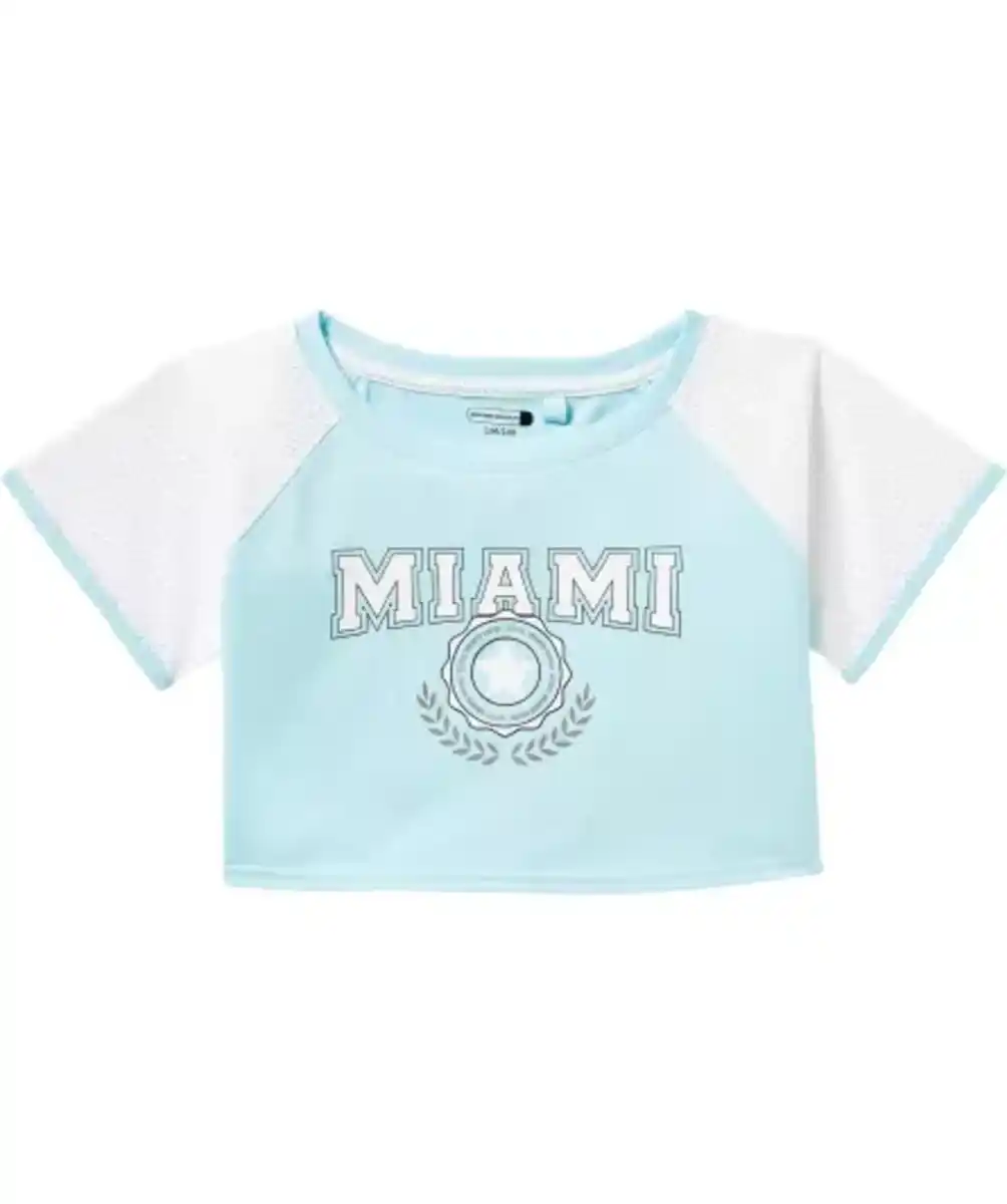 Bild 1 von Sport-Shirt cropped, hellblau