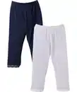 Bild 1 von Leggings mit Spitzensaum, grau/blau
