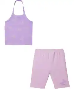 Neckholdertop + Radlerhose, lila