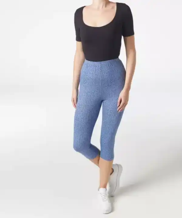 Bild 1 von Leggings, blau bedruckt