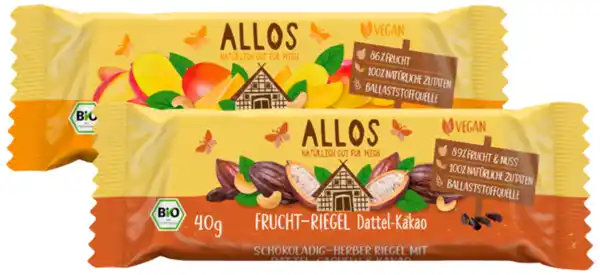 Bild 1 von Frucht- oder Rohkostriegel