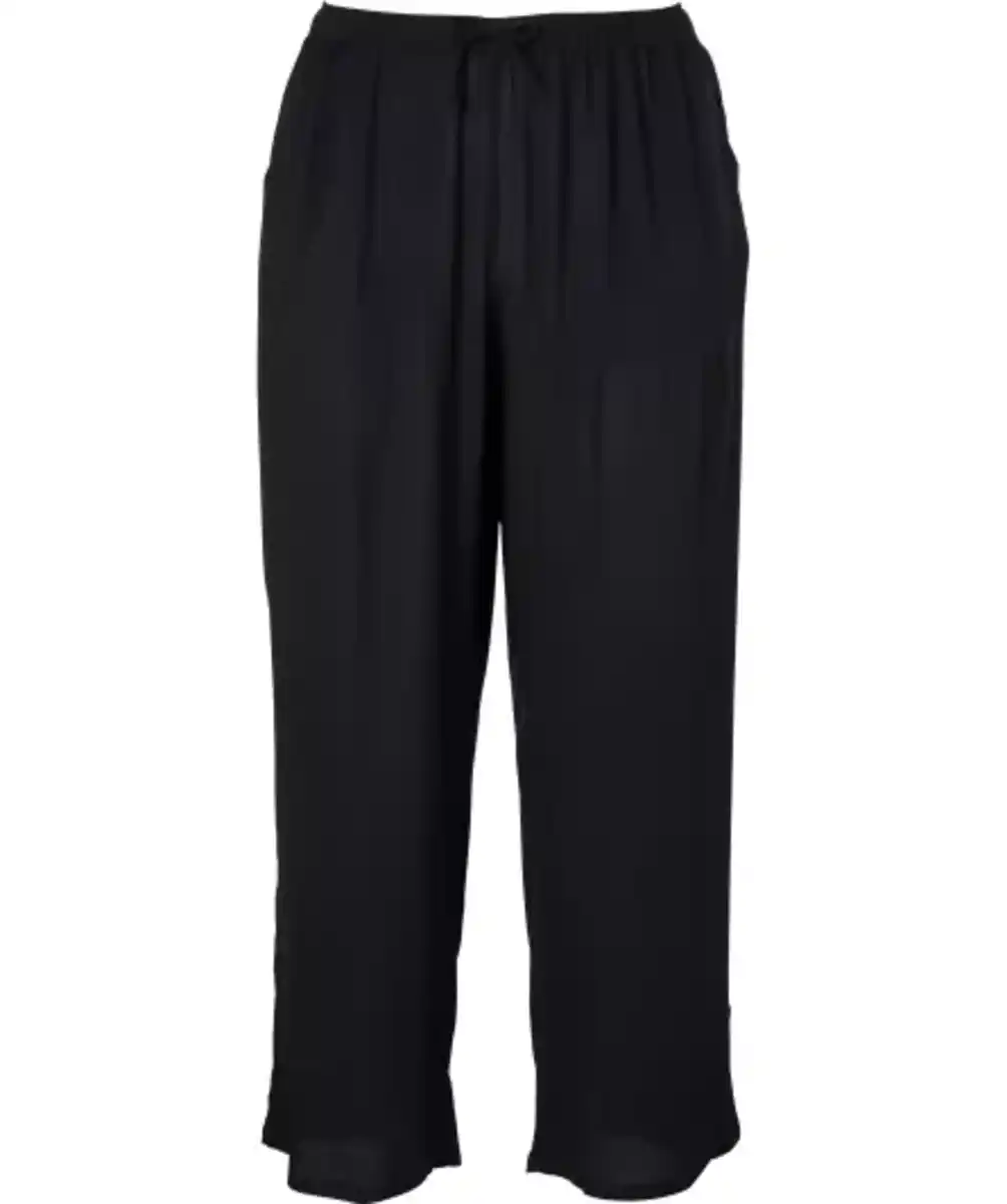 Bild 1 von Palazzohose mit Tunnelzug, schwarz