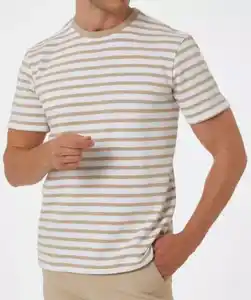 T-Shirt mit Streifen, natur/weiß