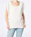 Bild 1 von Bluse mit Punktestruktur, weiß