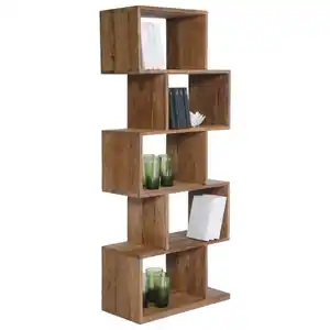 Kare-Design Regal, Sheesham, Holz, Sheesham, massiv, 60x150x30 cm, Wohnzimmer, Regale, Bücherregale