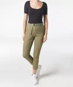 Twillhose in 7/8-Länge, Khaki
