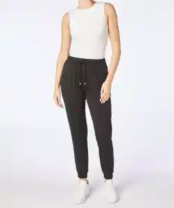 Jogginghose mit Bündchen, schwarz
