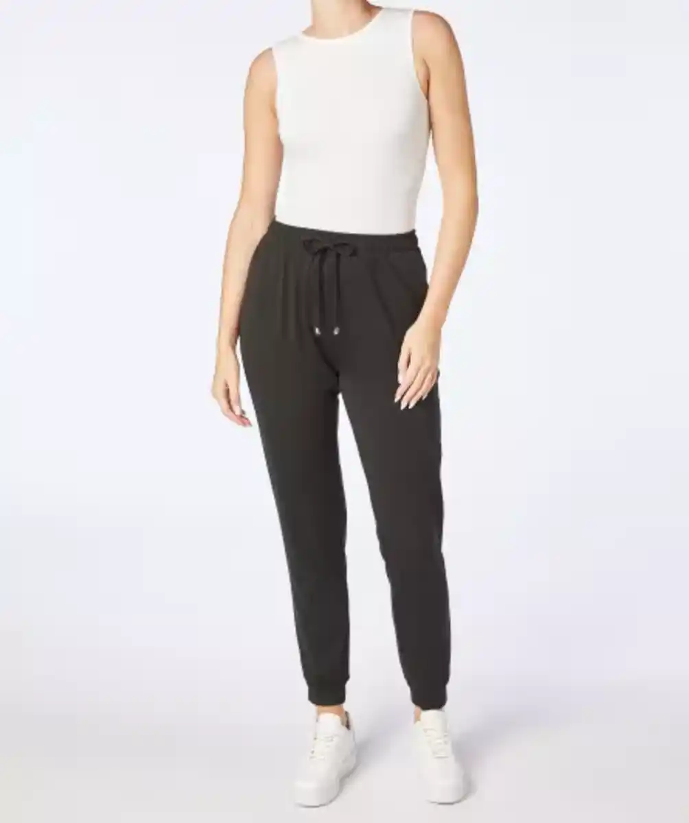 Bild 1 von Jogginghose mit Bündchen, schwarz