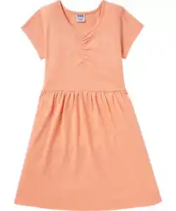 Kleid mit Raffungen, apricot