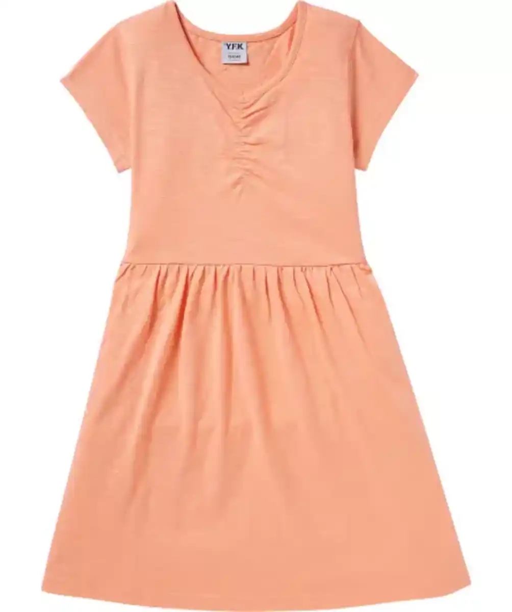 Bild 1 von Kleid mit Raffungen, apricot
