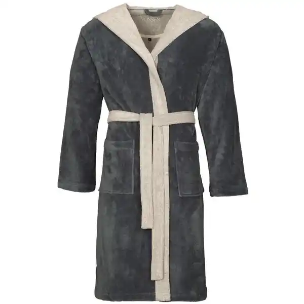 Bild 1 von Vossen Bademantel Poppy, Grau, Textil, unisex, Taschen, Badtextilien, Bademäntel, Bademäntel Herren