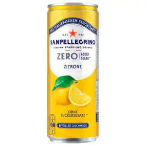 San Pellegrino Zero Zitrone 0,33l