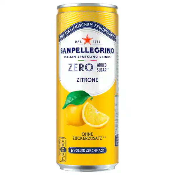 Bild 1 von San Pellegrino Zero Zitrone 0,33l