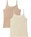Bild 1 von Basic Spaghettitops, cremefarben/beige