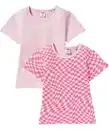 Bild 1 von T-Shirts mit Rippstruktur, pink/rosa