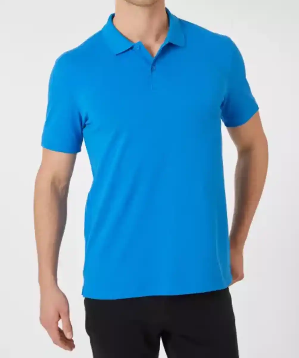 Bild 1 von Poloshirt aus Baumwolle, blau