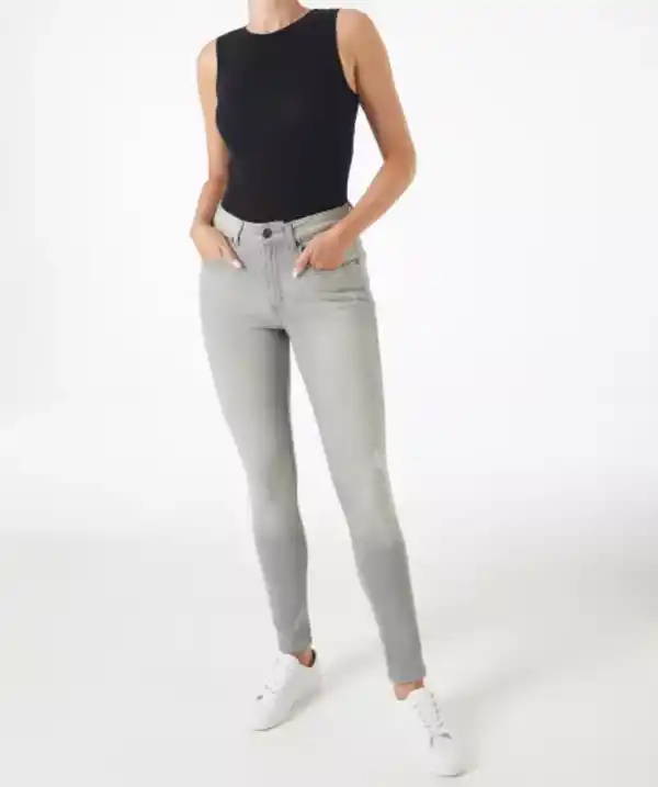 Bild 1 von Jeans High-waist, Denim light grey