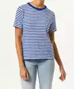 Bild 1 von Gestreiftes T-Shirt, blau/weiß