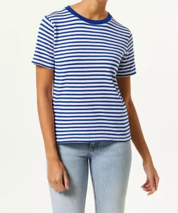 Bild 1 von Gestreiftes T-Shirt, blau/weiß