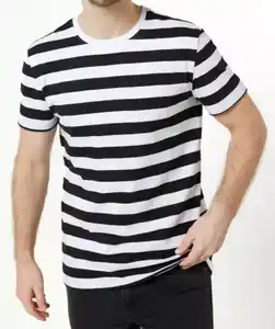 Gestreiftes T-Shirt, weiĂź/schwarz