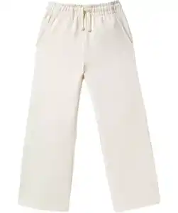 Hoch geschnittene Jogginghose, creme