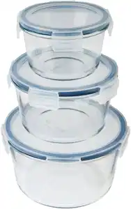 SPICE&SOUL® Frischhaltedosen-Set rund, 3-teilig