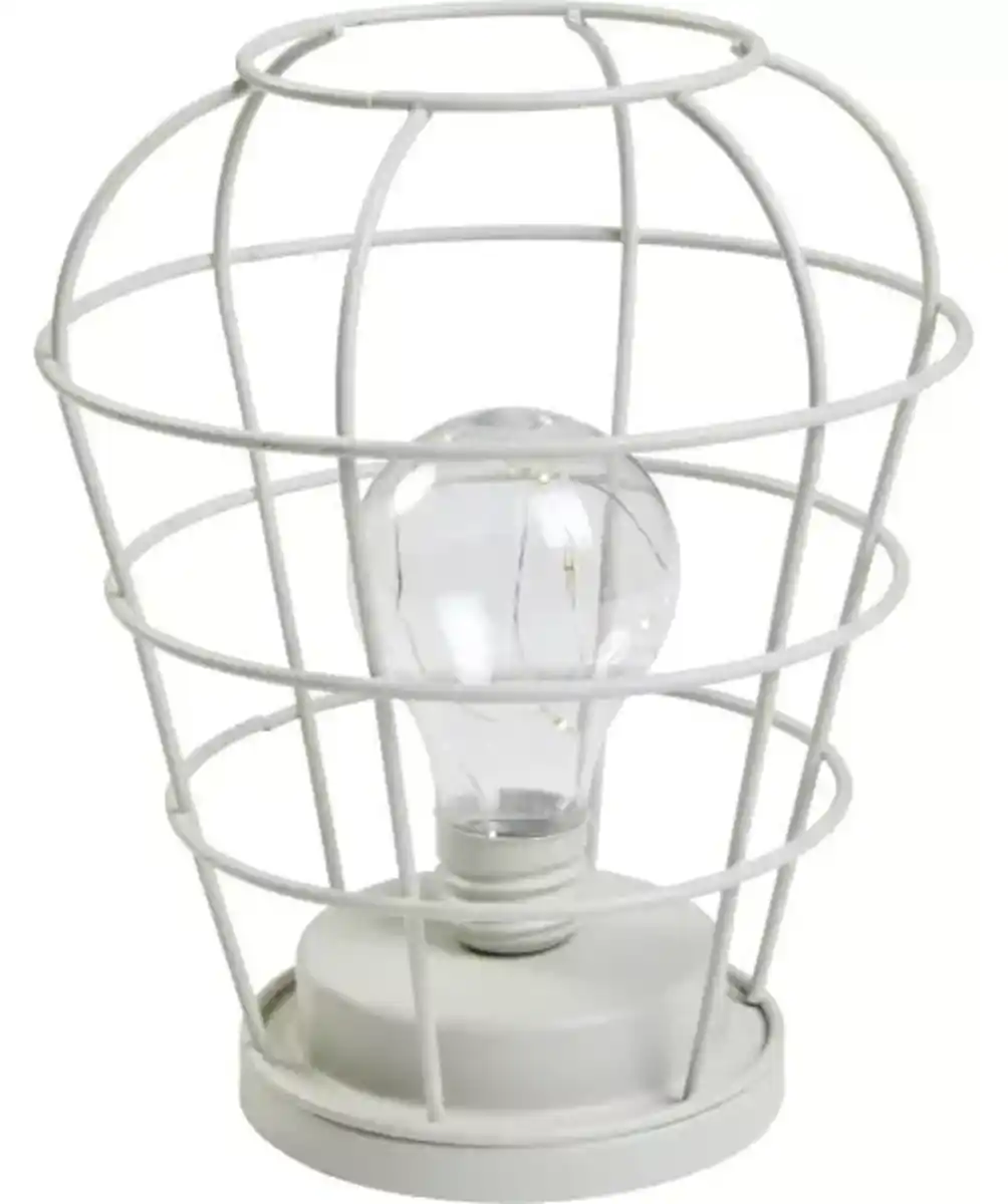 Bild 1 von LED-Dekoleuchte mit Glühbirne, creme