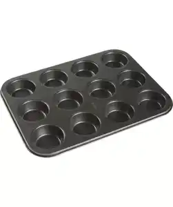 Muffinblech, anthrazit