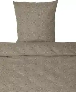 Polycotton-Bettwäsche, grau