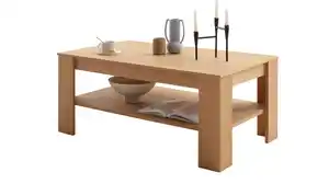 Couchtisch Eiche 115 x 65 cm - Wohnzimmertisch - ARAYA
