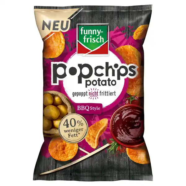 Bild 1 von FUNNY FRISCH Popchips 80 g, Salt & Pepper