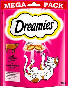 DREAMIES Katzensnack, 180-g-Packg.