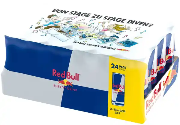 Bild 1 von RED BULL Energy Drink Festival-Tray, Karton = 24 x 0,25-l-Dose