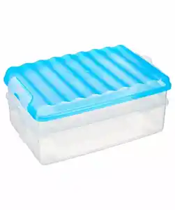 Kühlschrank-Stapelbox, blau